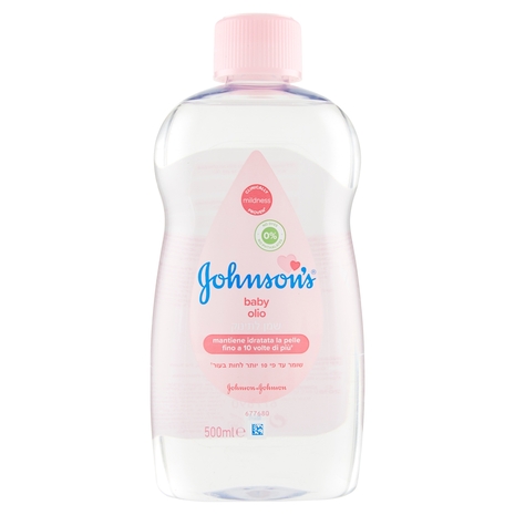 Johnson's Baby Olio Regolare, Idrata La Pelle, Adatto Sia Per I Bambini Che Per Gli Adulti, 500ml